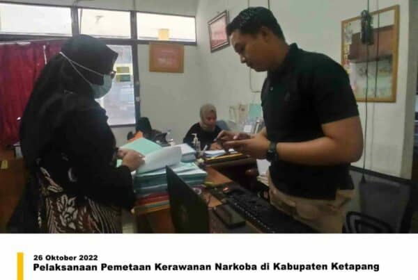 Pelaksanaan Pemetaan Kerawanan Narkoba di Kabupaten Ketapang