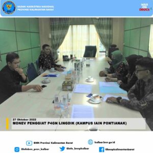 Monev Penggiat P4GN Lingdik (Kampus IAIN Pontianak)