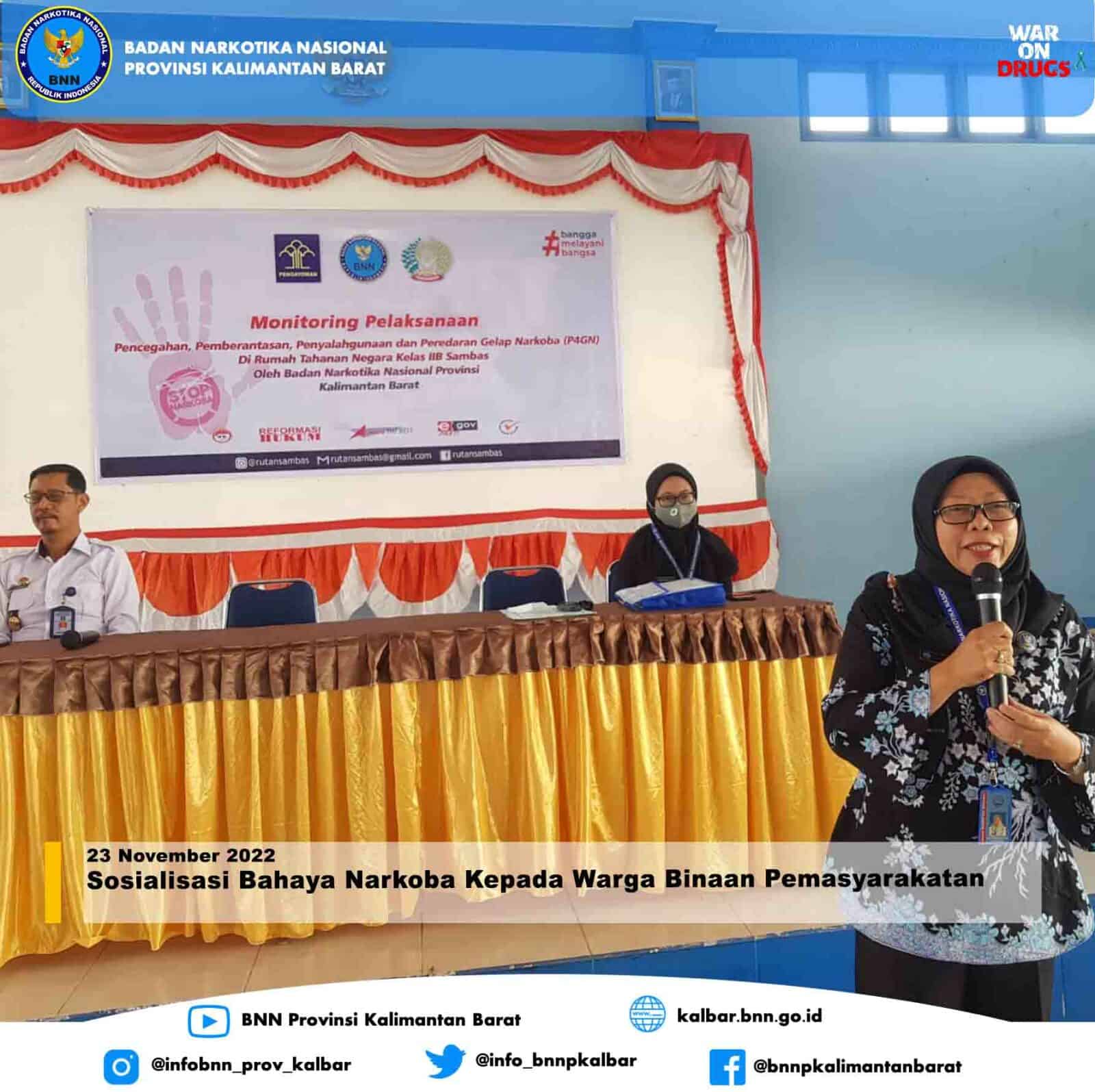 Sosialisasi Bahaya Narkoba Kepada Warga Binaan Pemasyarakatan Sosialisasi Bahaya Narkoba Kepada Warga Binaan Pemasyarakatan