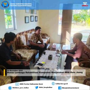 Monev Lembaga Rehabilitasi Komponen Masyarakat RBM Kota Juang Monev Lembaga Rehabilitasi Komponen Masyarakat RBM Kota Juang