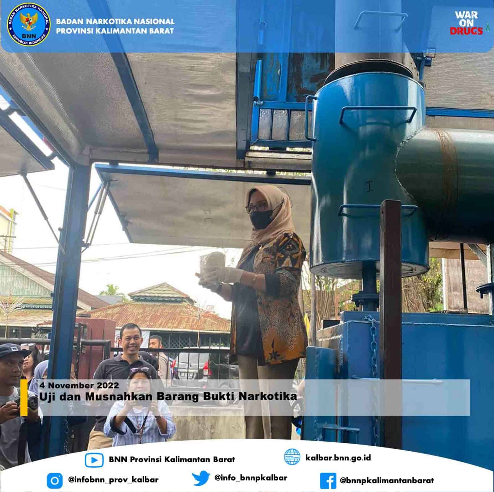 Uji dan Musnahkan Barang Bukti Narkotika Uji dan Musnahkan Barang Bukti Narkotika