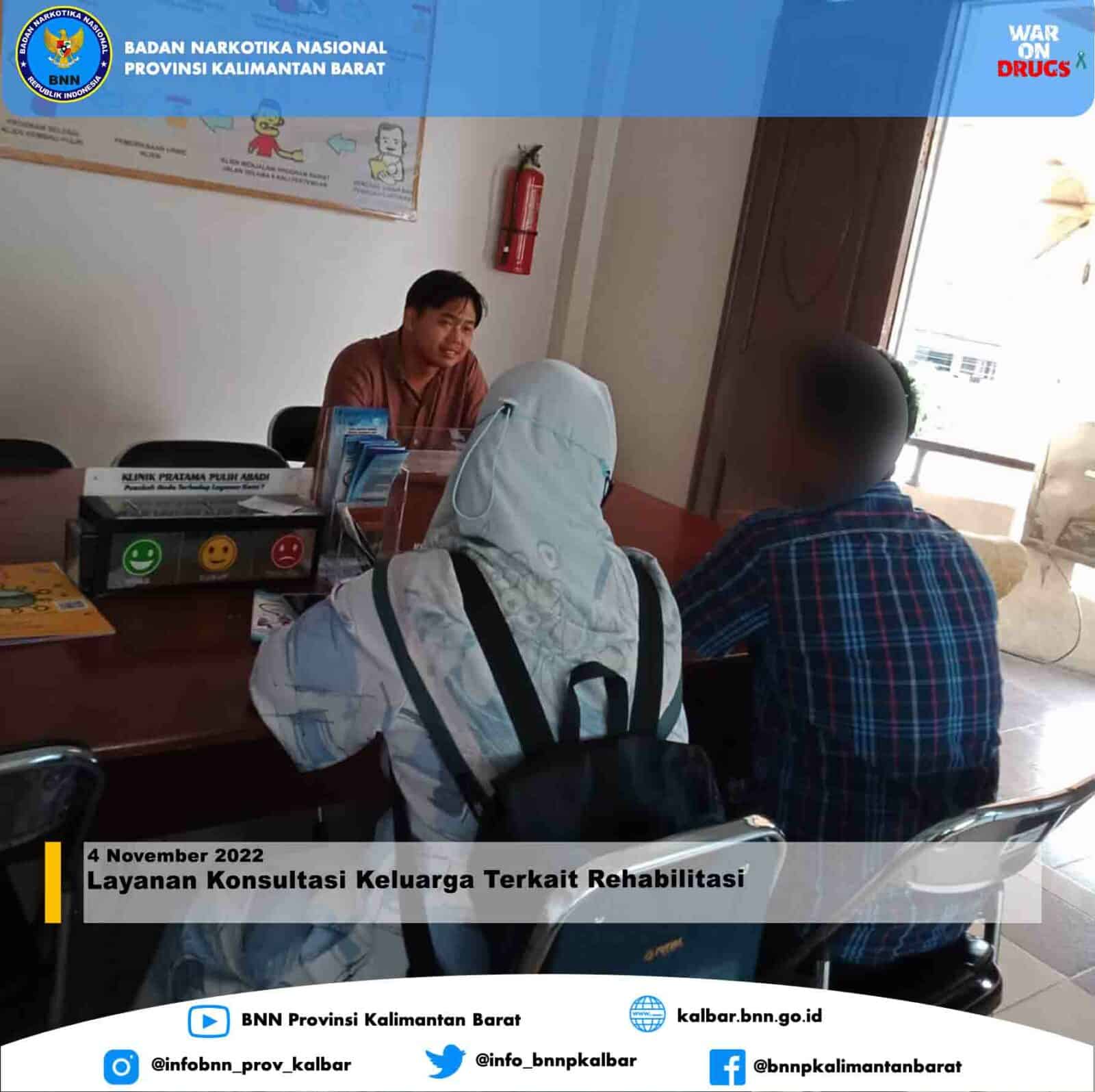 Layanan Konsultasi Keluarga Terkait Rehabilitasi