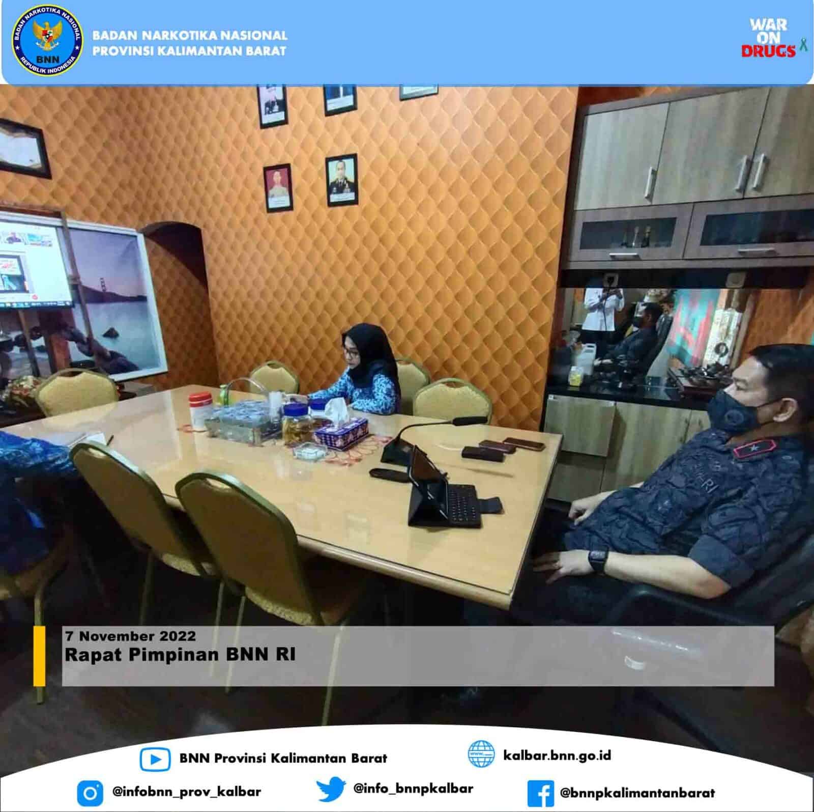 Rapat Pimpinan BNN RI Rapat Pimpinan BNN RI