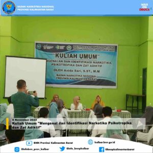 Kuliah Umum “Mengenal dan Identifikasi Narkotika Psikotropika dan Zat Adiktif” Kuliah Umum “Mengenal dan Identifikasi Narkotika Psikotropika dan Zat Adiktif”