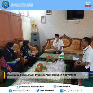 Monitoring Pelaksanaan Program Pemberdayaan Masyarakat Monitoring Pelaksanaan Program Pemberdayaan Masyarakat