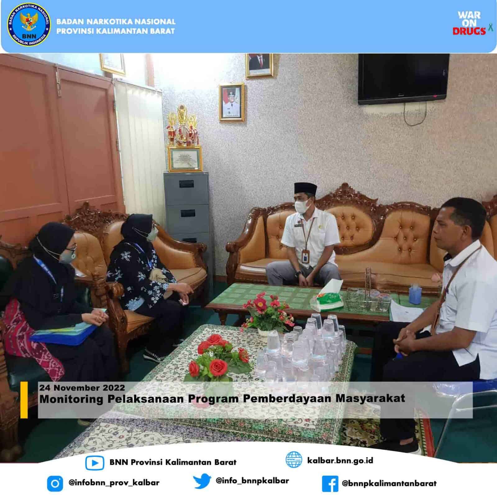 Monitoring Pelaksanaan Program Pemberdayaan Masyarakat Monitoring Pelaksanaan Program Pemberdayaan Masyarakat
