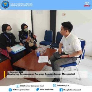 Monitoring Pelaksanaan Program Pemberdayaan Masyarakat Monitoring Pelaksanaan Program Pemberdayaan Masyarakat