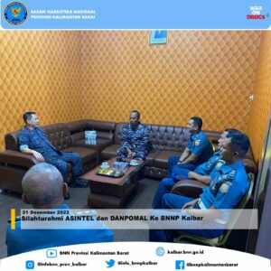Silahturahmi ASINTEL dan DANPOMAL Ke BNNP Kalbar Silahturahmi ASINTEL dan DANPOMAL Ke BNNP Kalbar