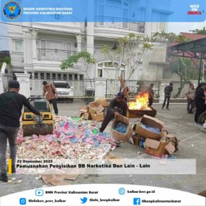 Pemusnahan Penyisihan BB Narkotika Dan Lain – Lain Pemusnahan Penyisihan BB Narkotika Dan Lain – Lain