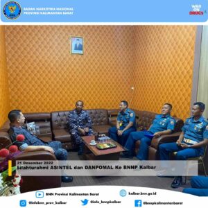 Silahturahmi ASINTEL dan DANPOMAL Ke BNNP Kalbar Silahturahmi ASINTEL dan DANPOMAL Ke BNNP Kalbar