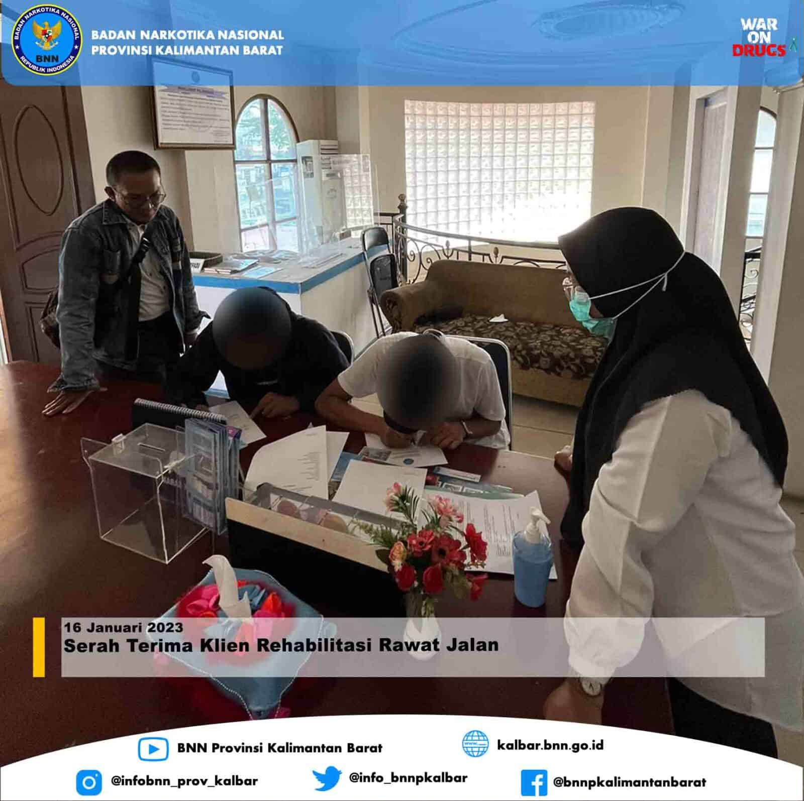 Serah Terima Klien Rehabilitasi Rawat Jalan Serah Terima Klien Rehabilitasi Rawat Jalan