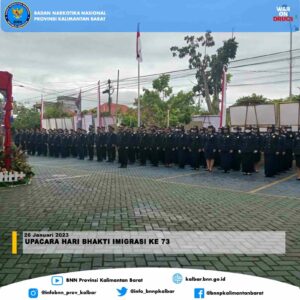 Upacara Hari Bhakti Imigrasi Ke 73