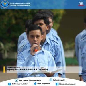 Taping Mars BNN di SMK N 4 Pontianak Taping Mars BNN di SMK N 4 Pontianak