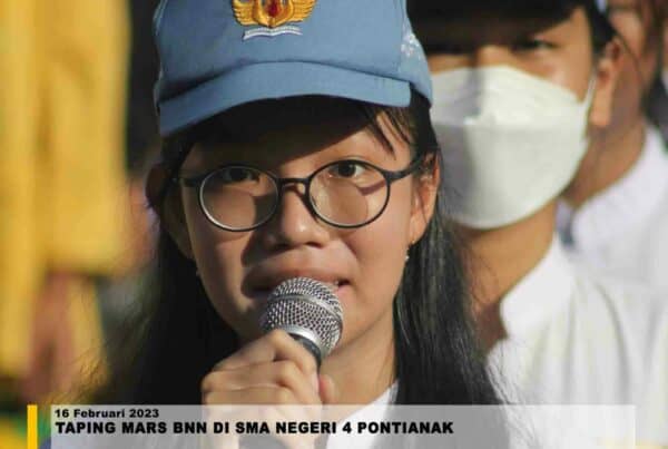 Taping Mars BNN di SMA Negeri 4 Pontianak
