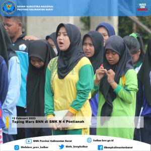 Taping Mars BNN di SMK N 4 Pontianak Taping Mars BNN di SMK N 4 Pontianak