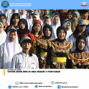 Taping Mars BNN di SMA Negeri 4 Pontianak