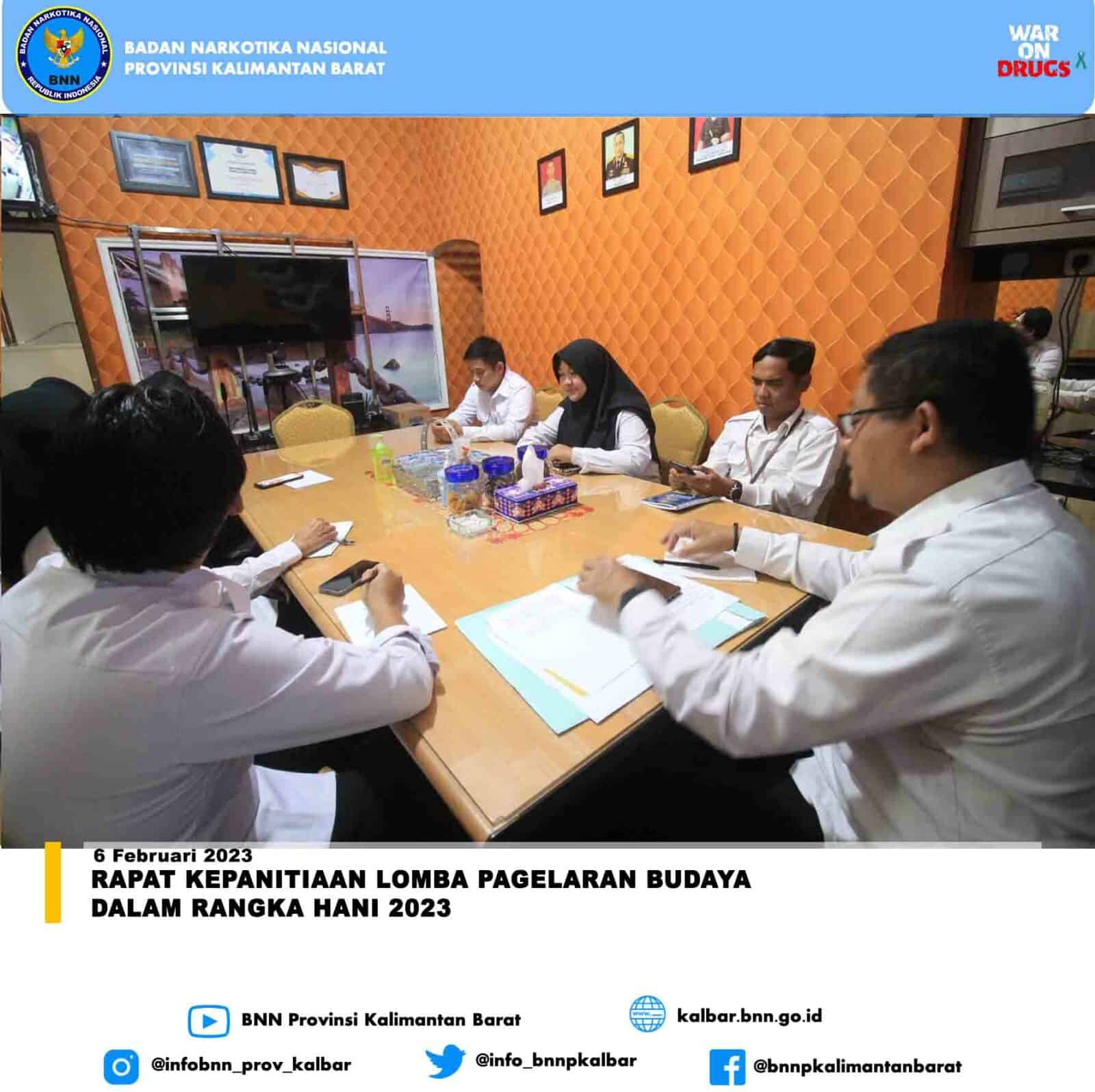 Rapat Kepanitiaan Lomba Pagelaran Budaya dalam rangka HANI 2023