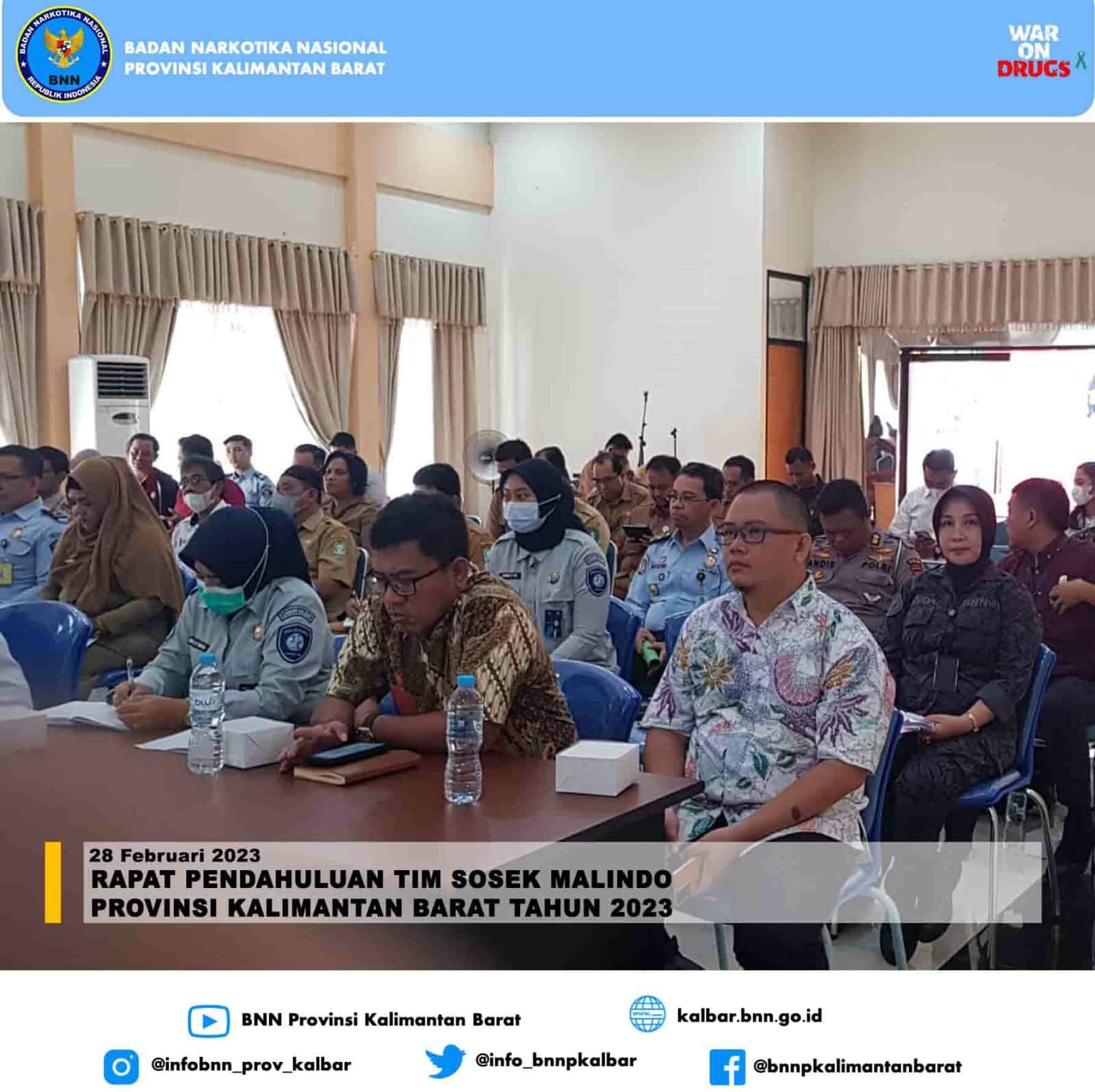 Rapat Pendahuluan Tim Sosek Malindo Provinsi Kalimantan Barat Tahun 2023