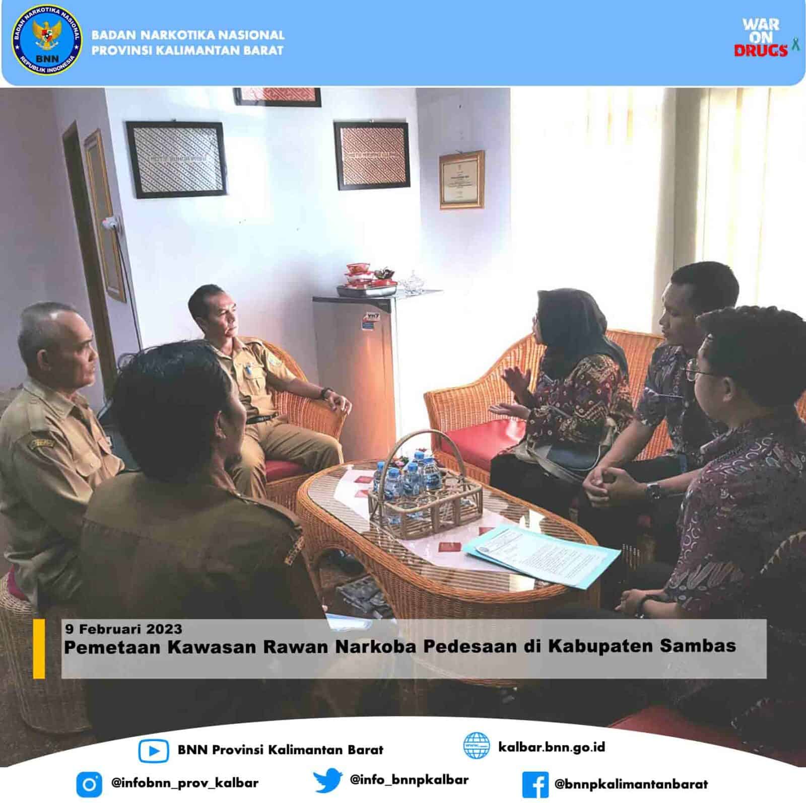 Pemetaan Kawasan Rawan Narkoba Pedesaan di Kabupaten Sambas Pemetaan Kawasan Rawan Narkoba Pedesaan di Kabupaten Sambas
