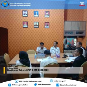 Bimbingan Teknis SPIP & MR BNN 2023 Bimbingan Teknis SPIP & MR BNN 2023