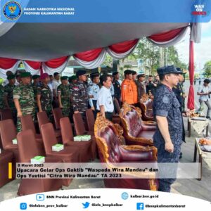 Upacara Gelar Ops Gaktib “Waspada Wira Mandau” dan Ops Yustisi “Citra Wira Mandau” TA 2023 Upacara Gelar Ops Gaktib “Waspada Wira Mandau” dan Ops Yustisi “Citra Wira Mandau” TA 2023