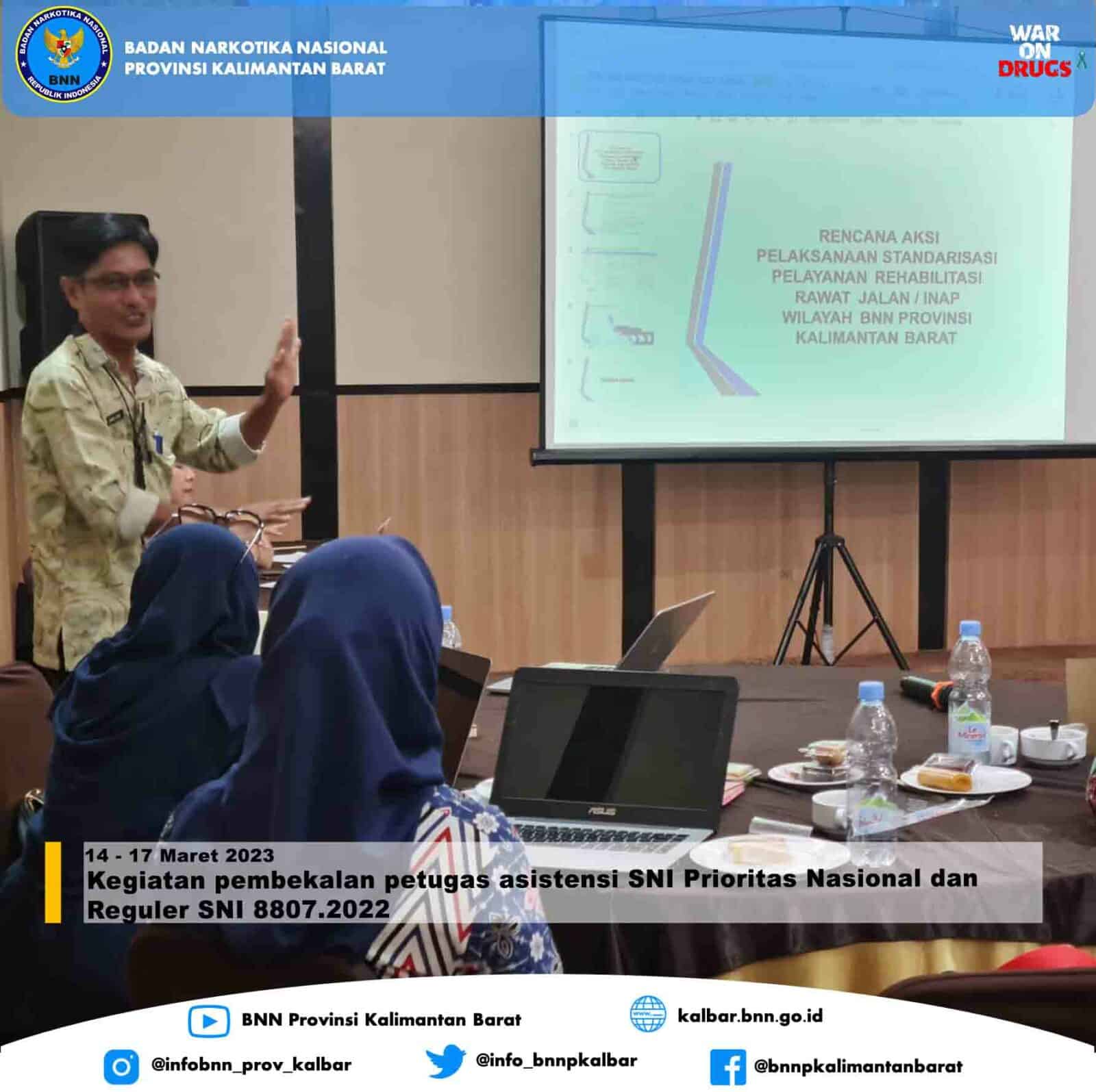 Kegiatan pembekalan Petugas Asistensi SNI Prioritas Nasional dan Reguler SNI 8807.2022