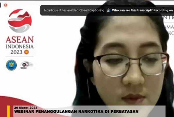 Webinar Penanggulangan Narkotika di Perbatasan