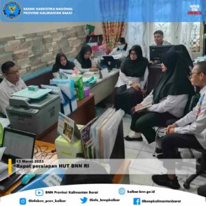 Rapat Persiapan HUT BNN RI Rapat Persiapan HUT BNN RI