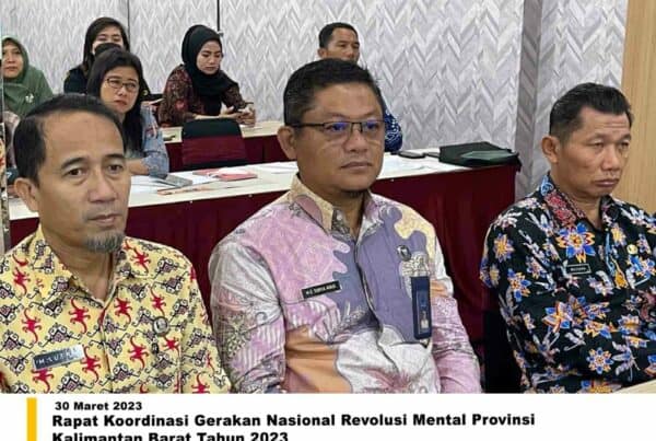 Rapat Koordinasi Gerakan Nasional Revolusi Mental Provinsi Kalimantan Barat Tahun 2023