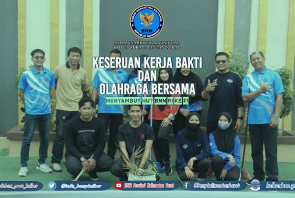 Keseruan Kerja Bakti dan OLahraga Bersama