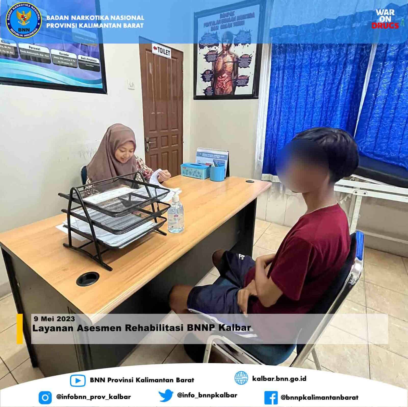 Layanan Asesmen Rehabilitasi BNNP Kalbar Layanan Asesmen Rehabilitasi BNNP Kalbar
