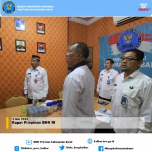 Rapat Pimpinan BNN RI Rapat Pimpinan BNN RI