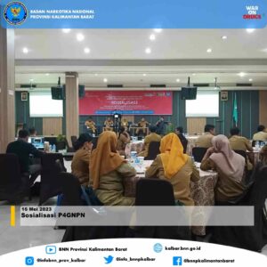 Sosialisasi P4GNPN Sosialisasi P4GNPN