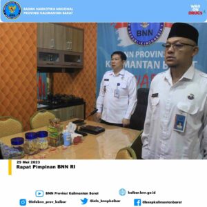 Rapat Pimpinan BNN RI Rapat Pimpinan BNN RI
