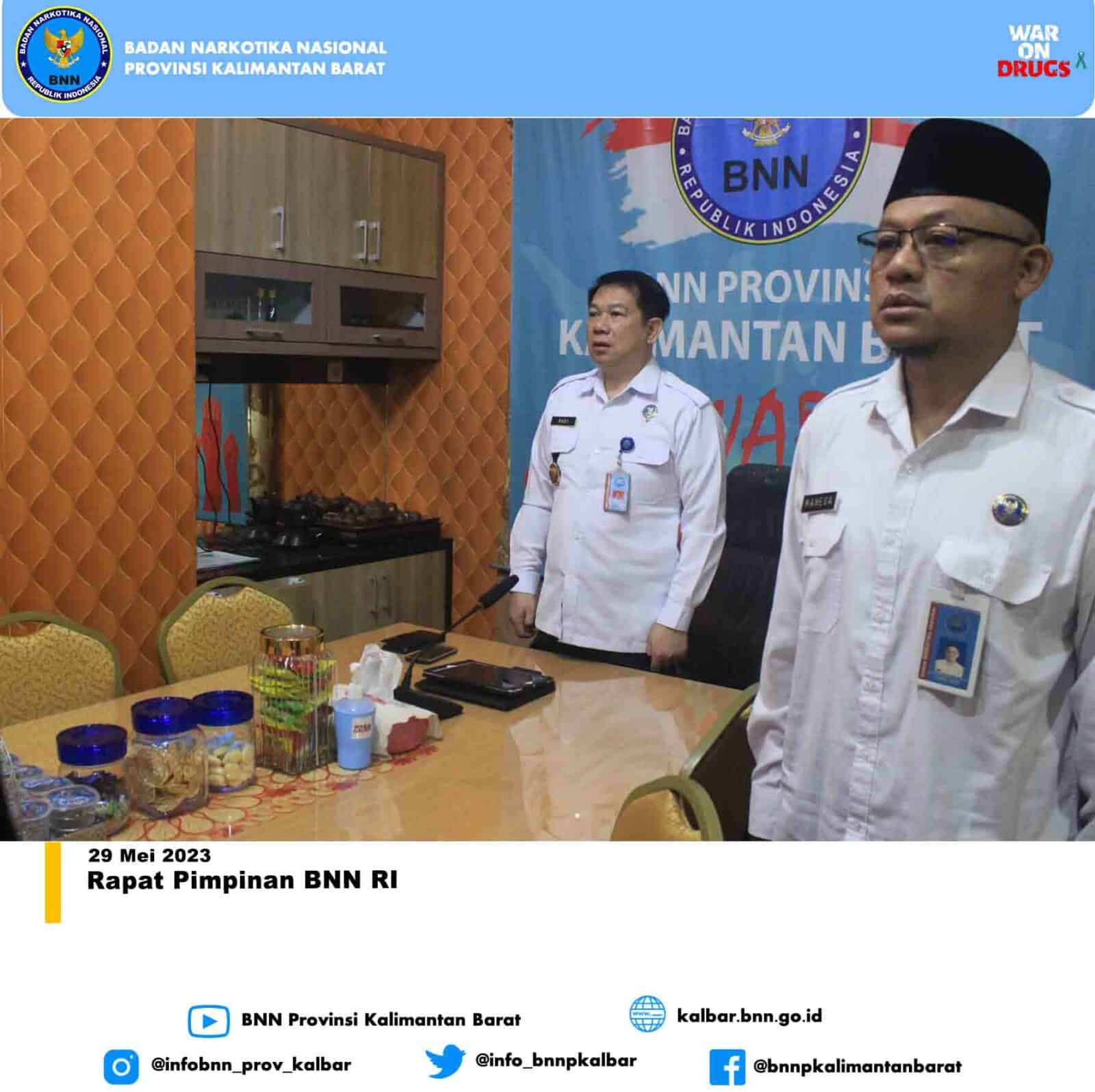 Rapat Pimpinan BNN RI Rapat Pimpinan BNN RI
