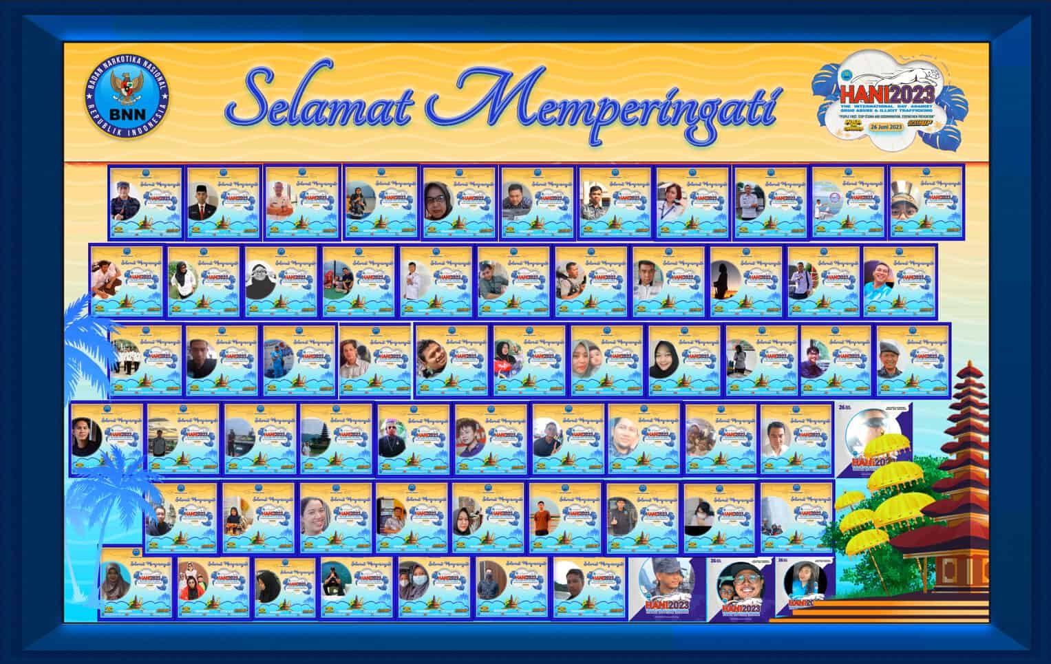 SELAMAT MEMPERINGATI HARI ANTI NARKOTIKA INTERNASIONAL (HANI) TAHUN 2023 SELAMAT MEMPERINGATI HARI ANTI NARKOTIKA INTERNASIONAL (HANI) TAHUN 2023