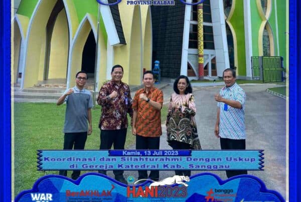 Koordinasi dan Silahturahmi Dengan Uskup di Gereja Katedral Kab. Sanggau