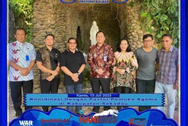Koordinasi Dengan Pastor / Pemuka Agama di Kabupaten Sekadau