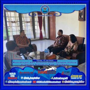 Koordinasi dan Silahturahmi Dengan Uskup di Gereja Katedral Kab. Sanggau Koordinasi dan Silahturahmi Dengan Uskup di Gereja Katedral Kab. Sanggau