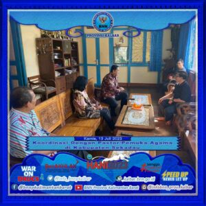 Koordinasi Dengan Pastor / Pemuka Agama di Kabupaten Sekadau Koordinasi Dengan Pastor / Pemuka Agama di Kabupaten Sekadau