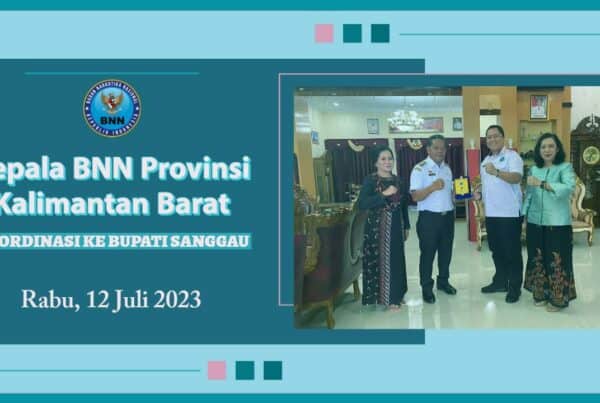 Koordinasi Kepala BNNP Kalbar ke Bupati Sanggau Konsep Otomatis