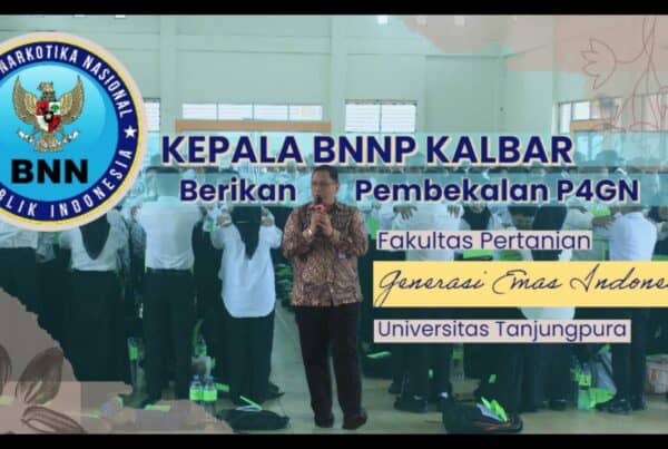 KA BNNP Kalbar Berikan Pembekalan P4GN KA BNNP Kalbar Berikan Pembekalan P4GN