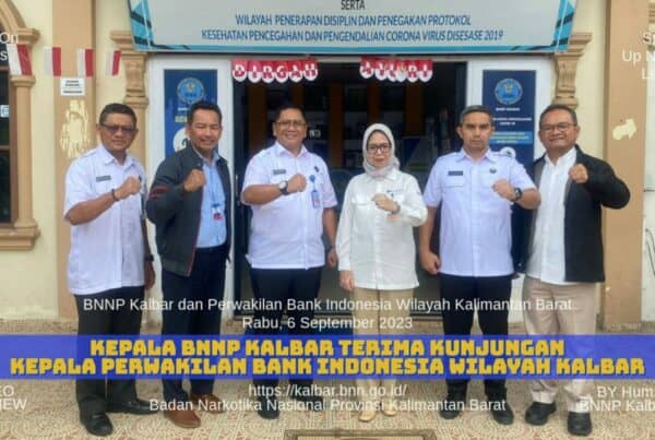 Kepala BNNP Kalbar Terima Kunjungan Kepala Perwakilan Bank Indonesia Wilayah Kalimantan Barat