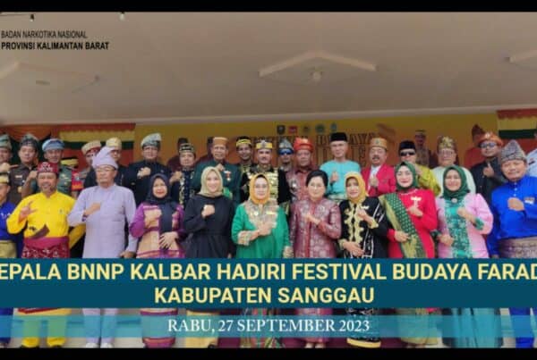 Kepala BNNP Kalbar Hadiri Festival Budaya Faradje Kabupaten Sanggau