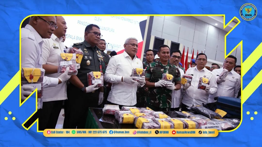 Penggagalan Penyelundupan Narkotika Oleh Kodam XII/Tanjungpura Isyaratkan Ancaman Jaringan Narkotika Internasional Dari Negara Tetangga Penggagalan Penyelundupan Narkotika Oleh Kodam Tanjungpura XII Isyaratkan Ancaman Jaringan Narkotika Internasional Dari Negara Tetangga