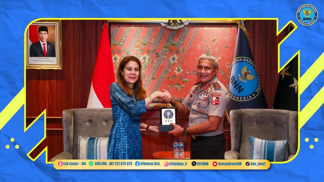 BNN RI-UNODC Perkuat Kerja Sama, Tangkal Peredaran Gelap Narkotika BNN RI-UNODC Perkuat Kerja Sama, Tangkal Peredaran Gelap Narkotika