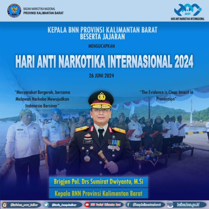 Selamat Hari Anti Narkotika Internasional (HANI) 2024