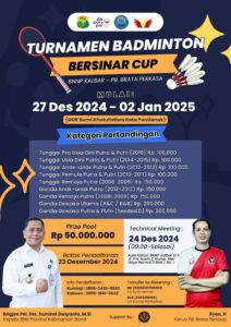 TURNAMEN BADMINTON BERSINAR CUP