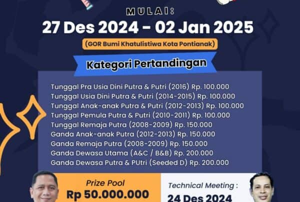 TURNAMEN BADMINTON BERSINAR CUP